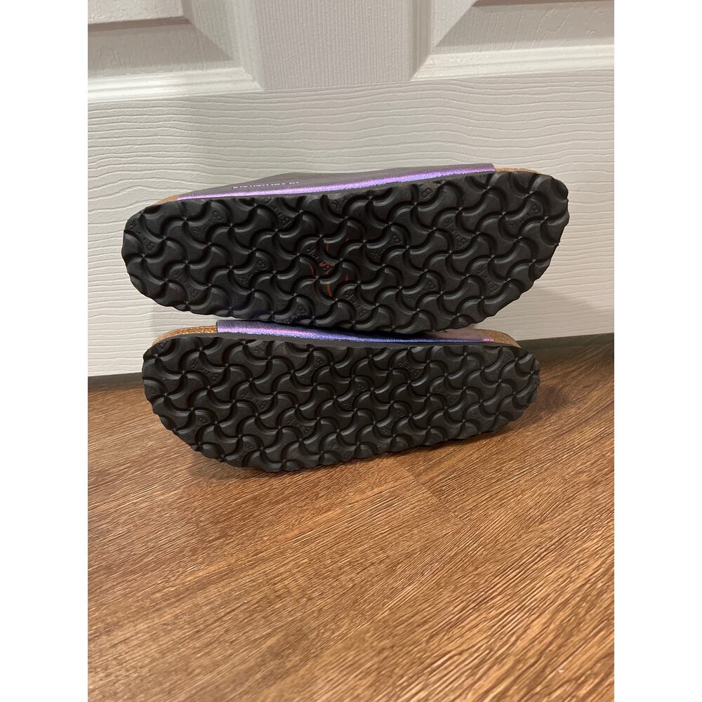 Birkenstock Slide Sandals Shimmery Iridescent Purple Birko-Flor® EUR 39 - Picture 6 of 7